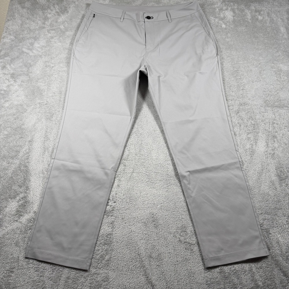 Public Rec Dealmaker Chino Pants Mens 35x30 (Fits 37x29) Gray Performance Travel